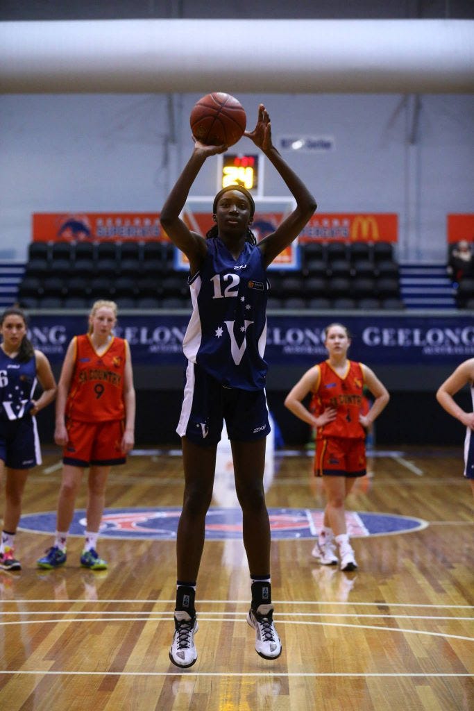 Ezi Magbegor | Credit: Basketball Australia/Kangaroo Photo's Ezi Magbegor | Credit: Basketball Australia/Kangaroo Photo's