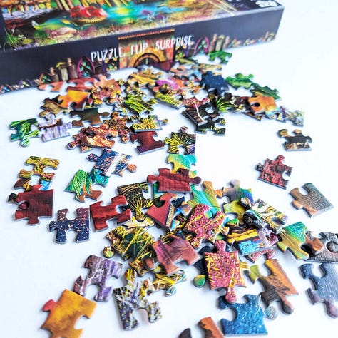 Flipsi Enchanted Sands Double Sided Jigsaw Puzzle