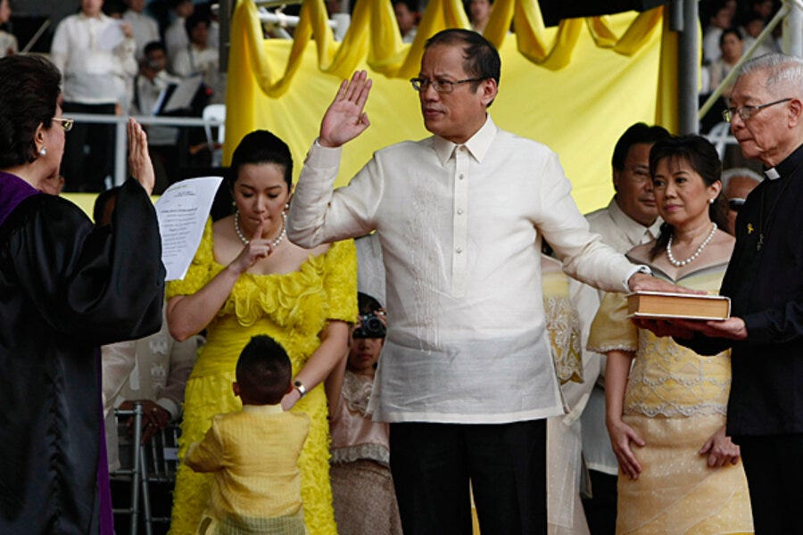 Benigno Aquino inaugurated as Philippines president - CSMonitor.com