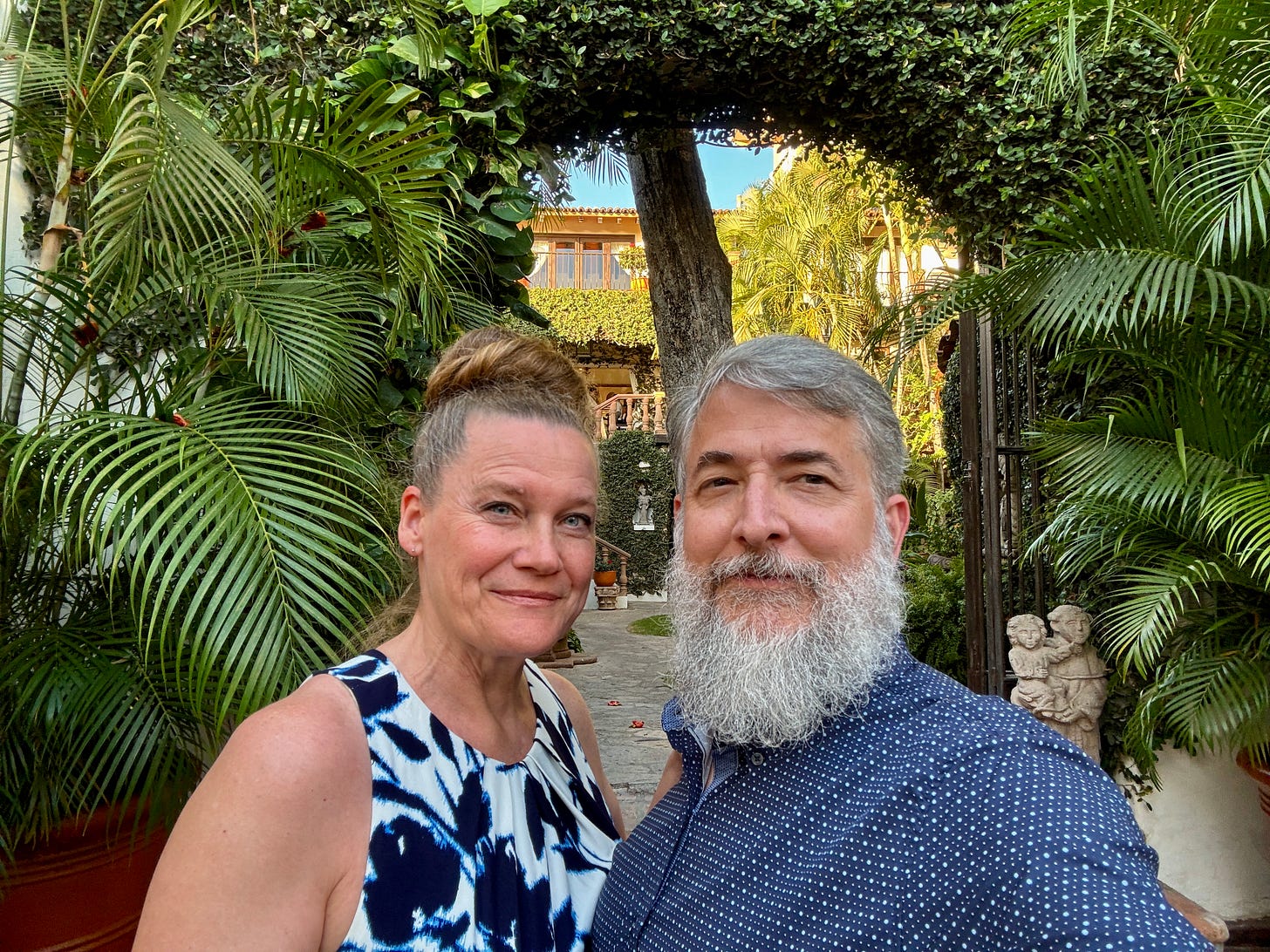 Larry and Nicole in Mexico