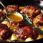 Apple Cider Braised Chicken 