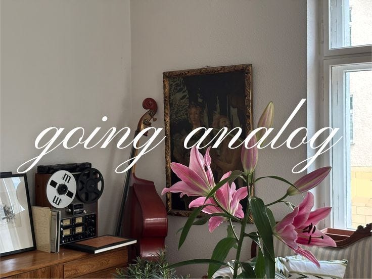 Dear Diary, I’m Going Analog ♡ - Dear Diary Club