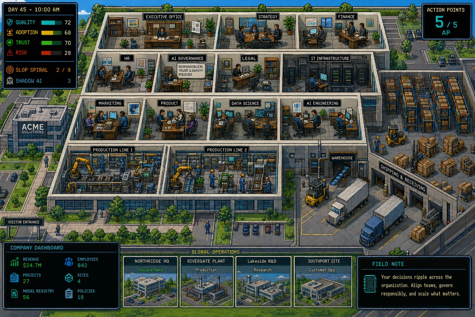 A Day In The Life Of A Chief AI Officer—Four Simulations You Can Play Now