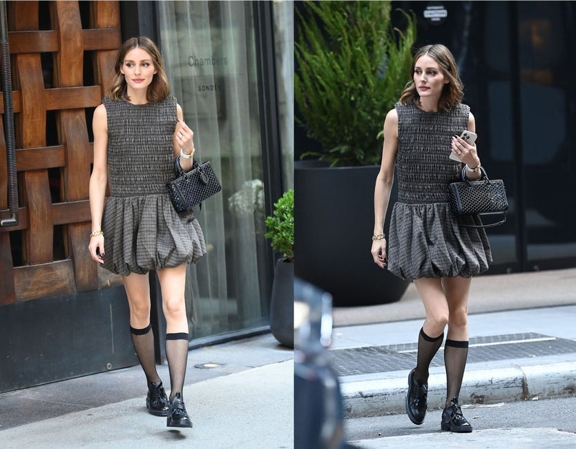 sachin and babi light blue dress Olivia Palermo's 68 Best Outfits Prove She's an It Girl
