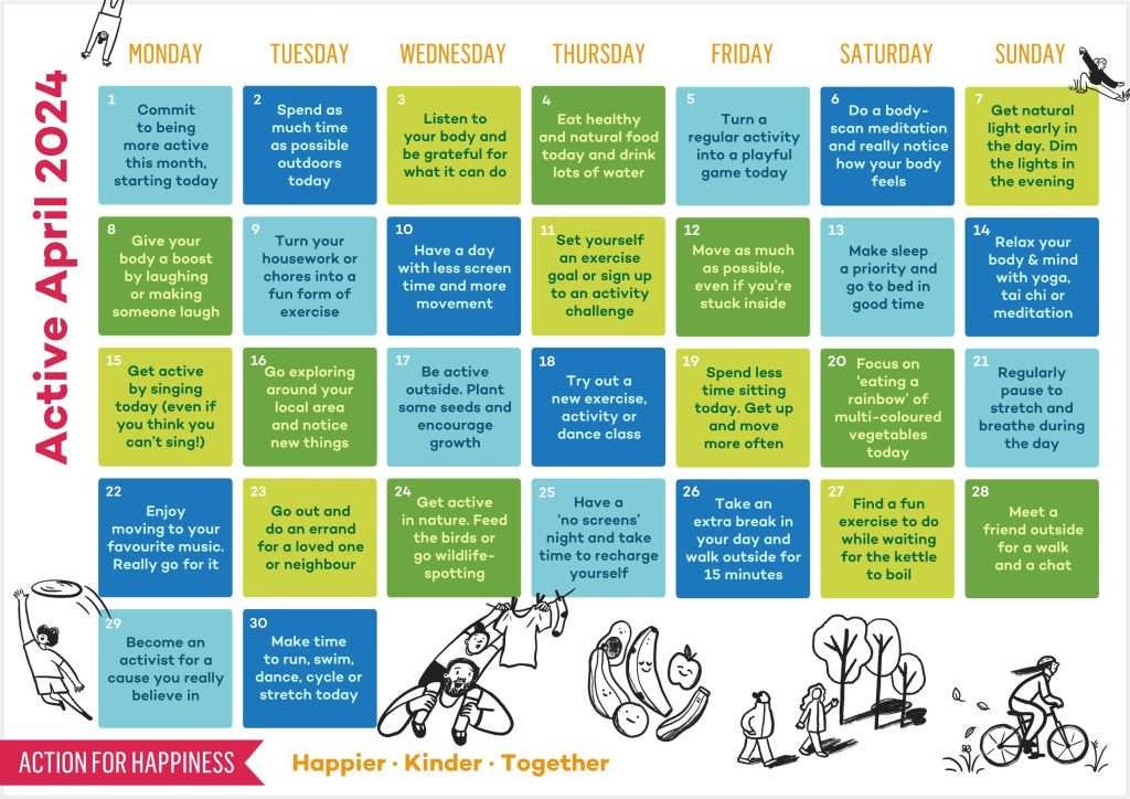 Being an Active Participant in Life - Plan & Commit Active April 2024