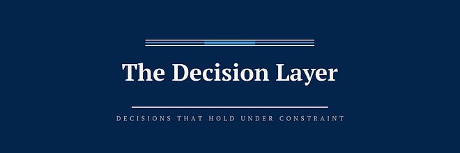 The Decision Layer
