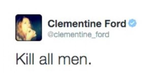 Kill all men': Controversial feminist booted from charity fundraiser