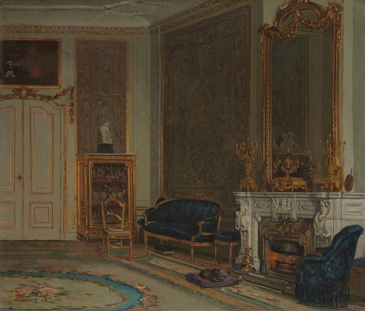 'De zaal in het huis A. Willet-Holthuysen, Herengracht 605' 1882 - olieverf op doek: Willem Steelink jr. (herkomst: coll. Amsterdam Museum) 'De zaal in het huis A. Willet-Holthuysen, Herengracht 605' 1882 - olieverf op doek: Willem Steelink jr. (herkomst: coll. Amsterdam Museum)