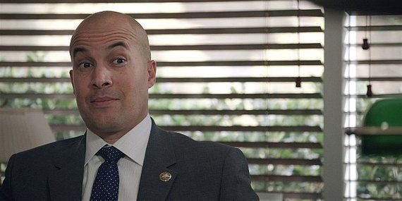 Walker Coby Bell teasing Cordell about being forced into trunk by Cassie. Walker Coby Bell teasing Cordell about being forced into trunk by Cassie.