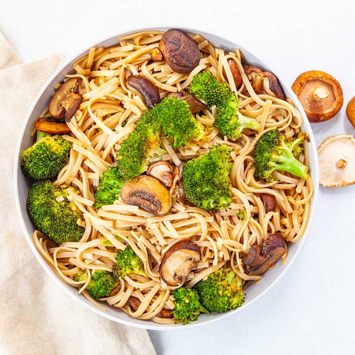 rice noodles with veg + IP sweet potato chili