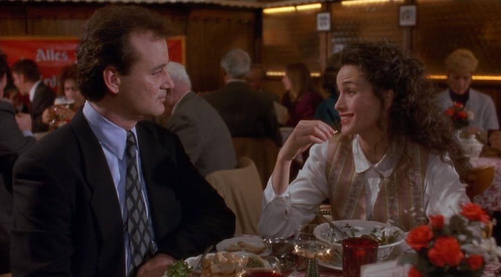 Phil and Rita at dinner together