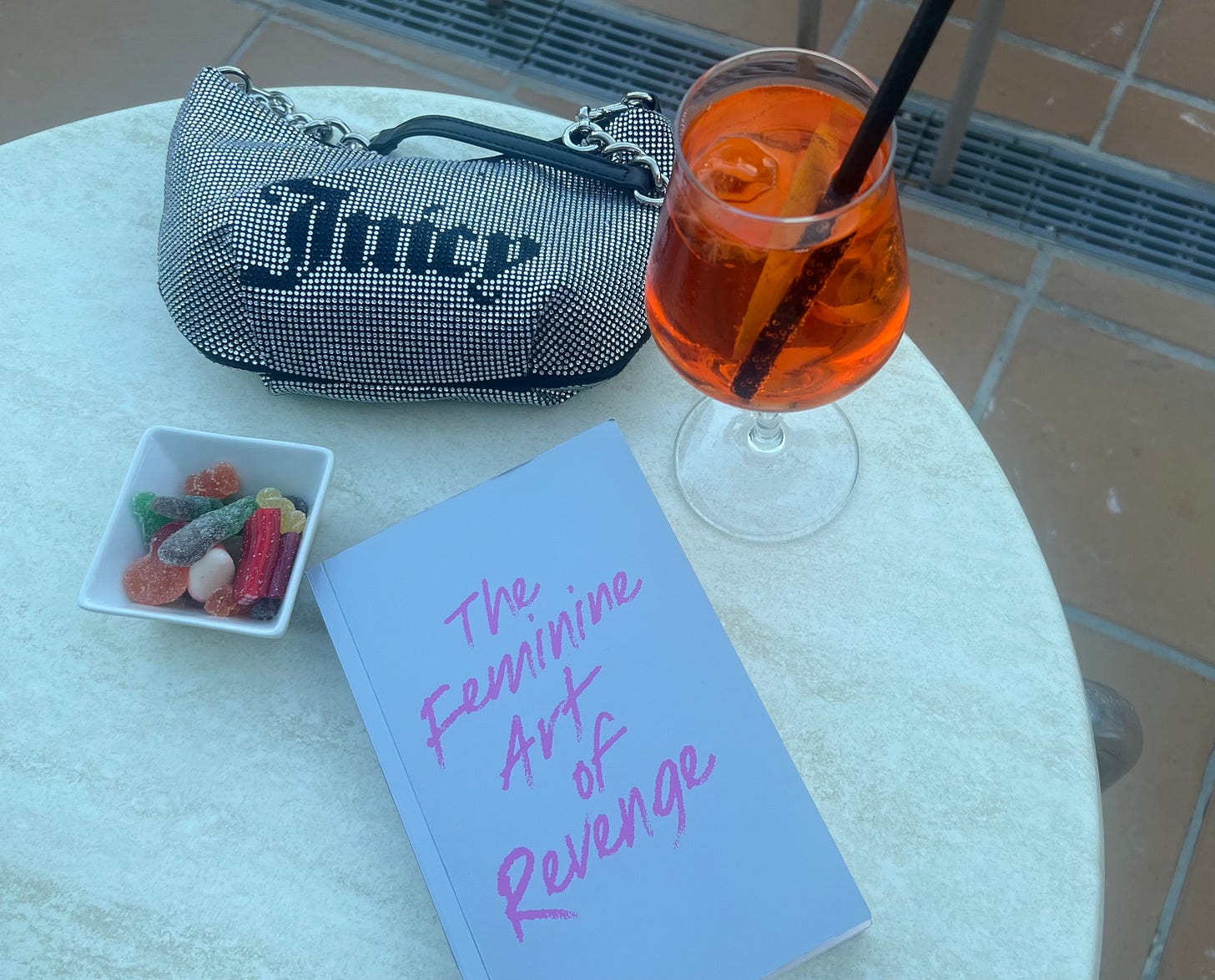 The Feminine Art of Revenge on a table
