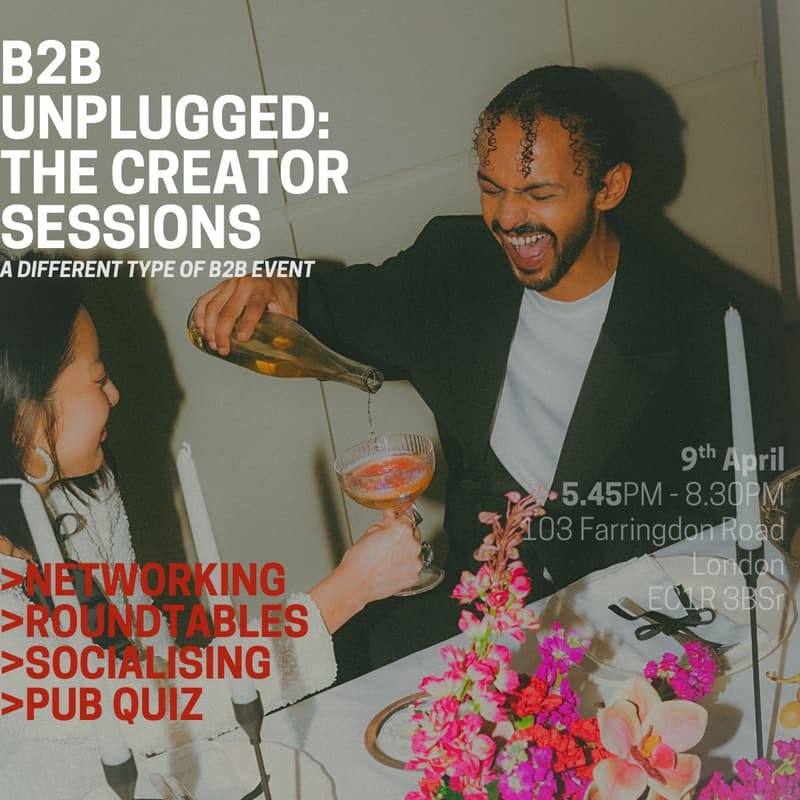 Cover Image for B2B Unplugged: The Creator Sessions Cover Image for B2B Unplugged: The Creator Sessions