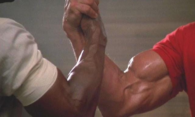 Predator biceps dillon high five allthefanfare.com