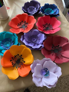 KatieCannonDesigns 3D Paper flowers by Katie Cannon Designs