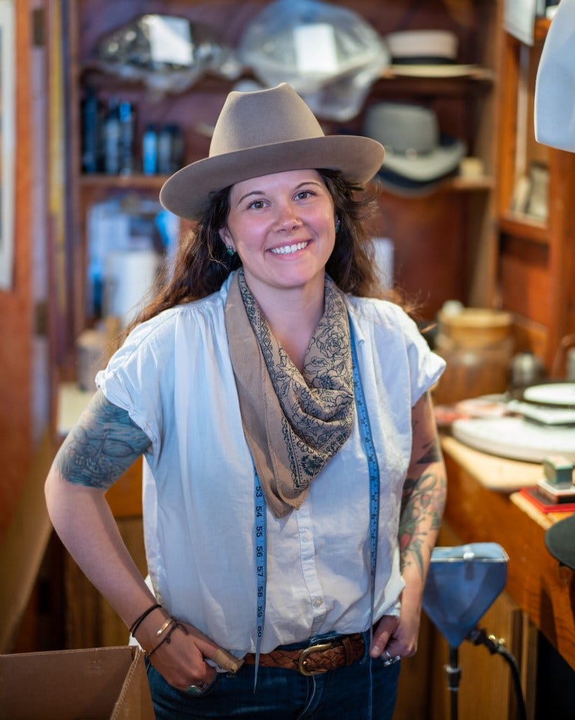 Santa Fe Hat Woman