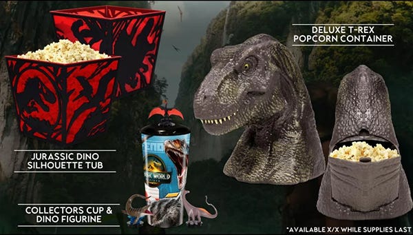 Jurassic World Rebirth Movie Popcorn Collectible | rmrk*st | Remarkist Magazine