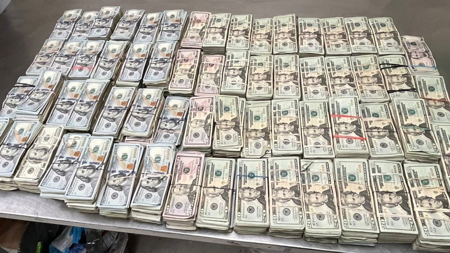 Homeland Security Investigations & Customs & Border Protection Agents seized $900,000 in cash at the Anzalduas Port of Entry in Mission, TX Homeland Security Investigations & Customs & Border Protection Agents seized $900,000 in cash at the Anzalduas Port of Entry in Mission, TX