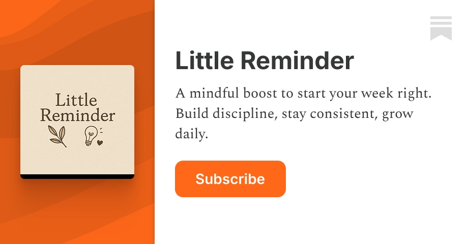 Little Reminder | Substack