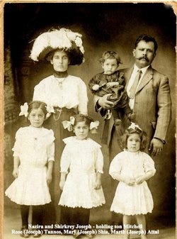 The family of Shikrey Joseph.