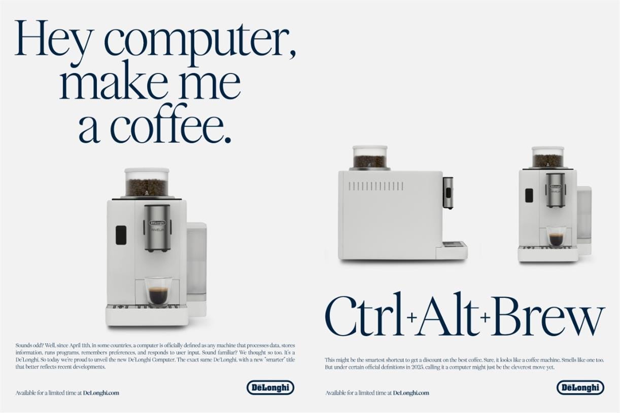 De'Longhi “The computer that makes coffee”