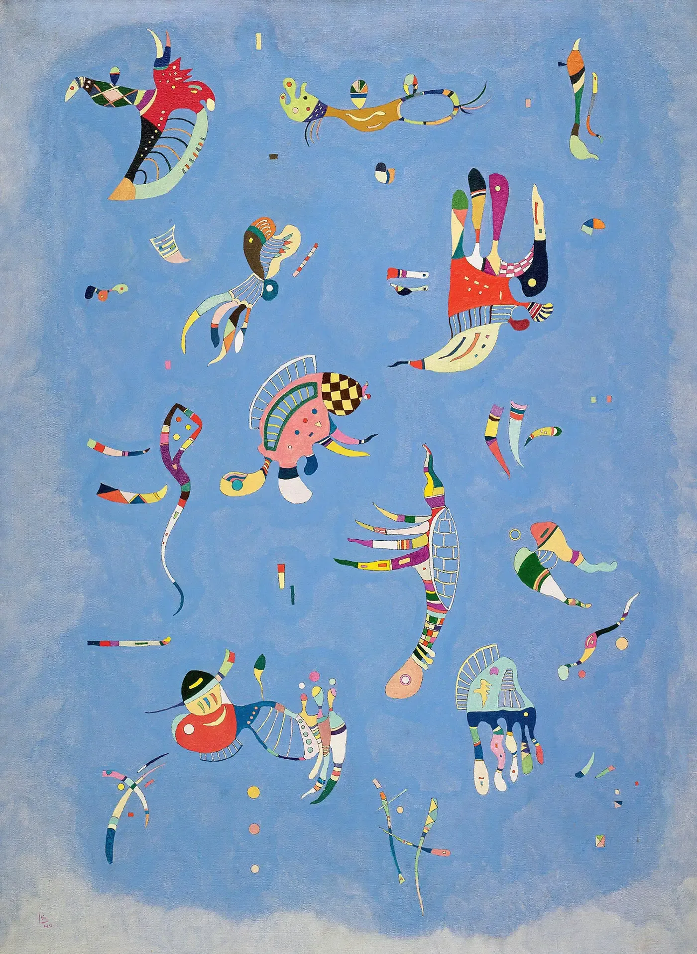 wassily kandinsky's sky blue
