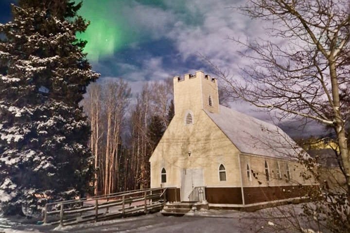 St John's Anglican Church in Fort Smith is seen in a photo uploaded to Facebook by the church. St John's Anglican Church in Fort Smith is seen in a photo uploaded to Facebook by the church.