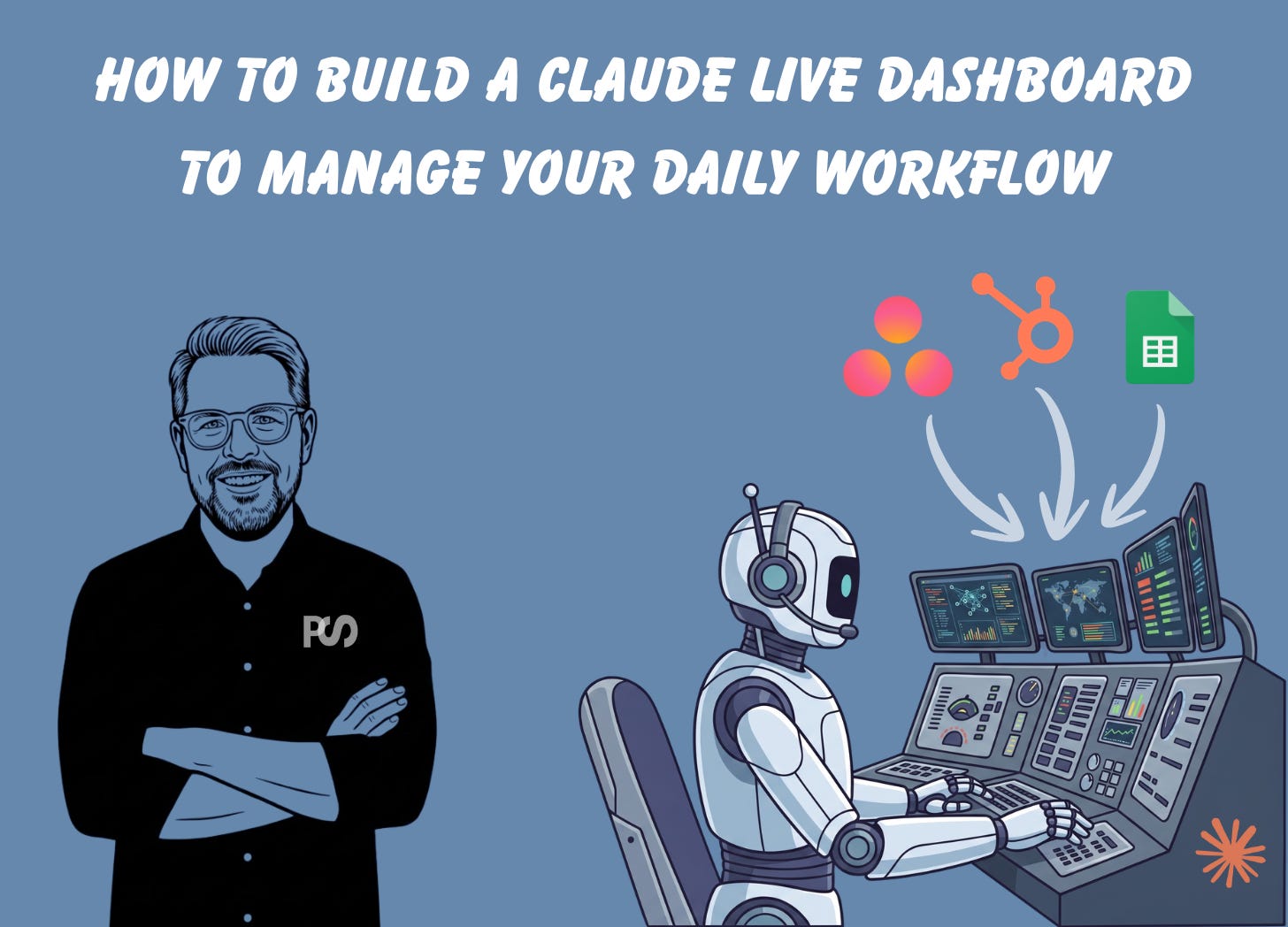 I built a Claude dashboard that organizes my daily work
