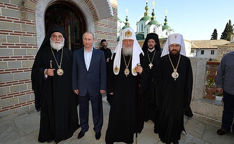 With Patriarch Kirill of Moscow and All Russia