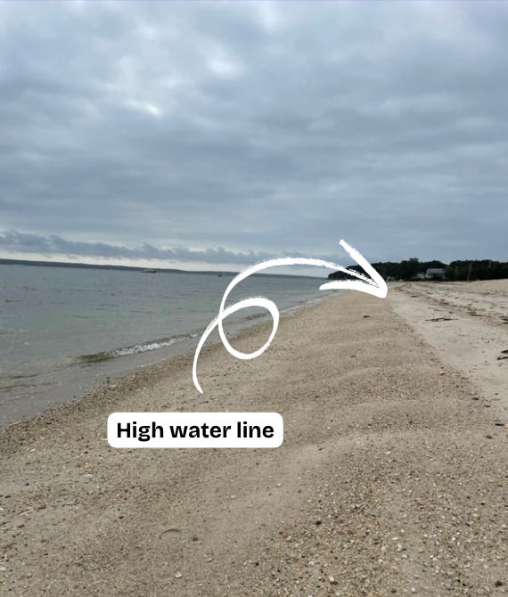 High water line graphic