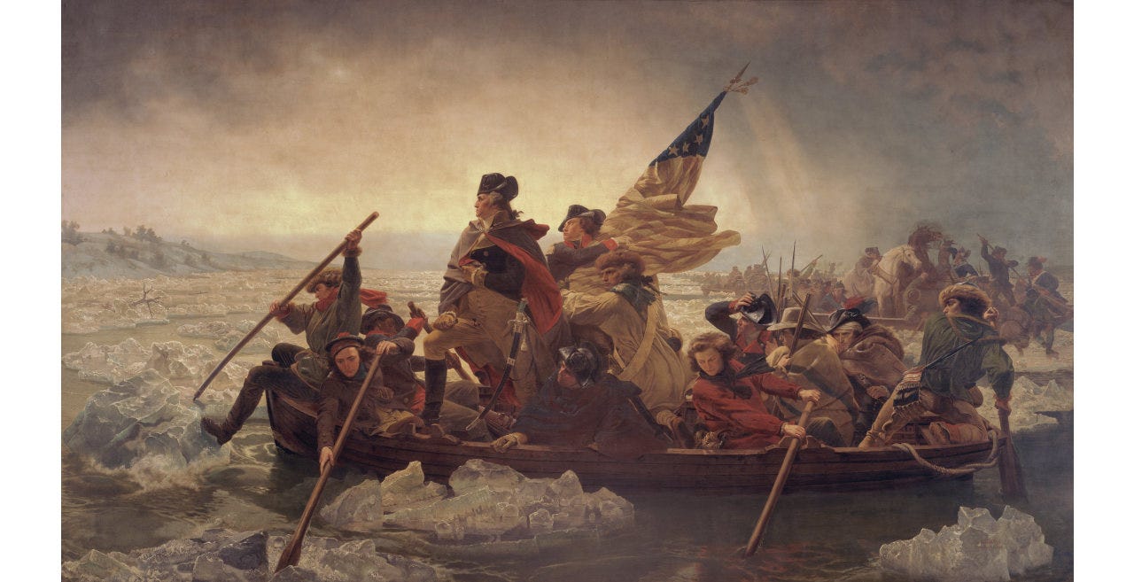 Emanuel Leutze, ‘Washington Crossing the Delaware’ (1851).