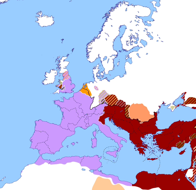 Revolt of the Batavi | Historical Atlas of Europe (24 October 69 AD) |  Omniatlas