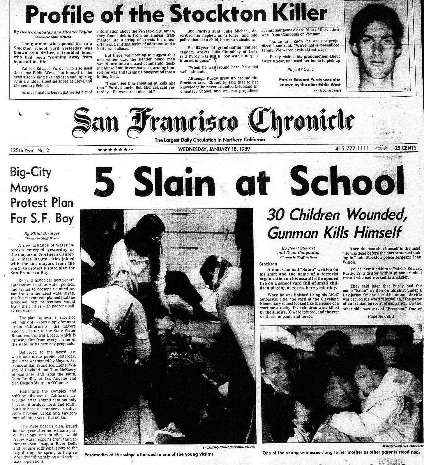 Chronicle Covers: A bloody, horrific school day in Stockton