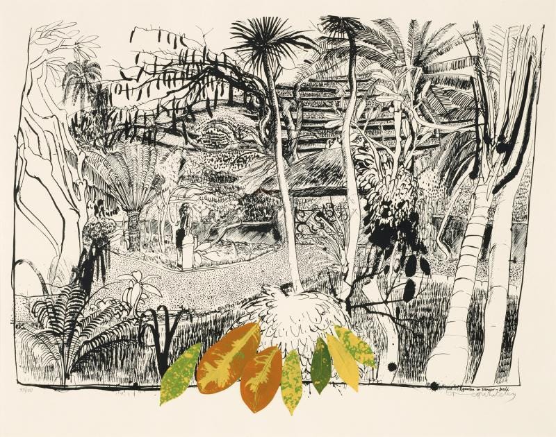BRETT WHITELEY - The Garden in Sanur, Bali BRETT WHITELEY - The Garden in Sanur, Bali