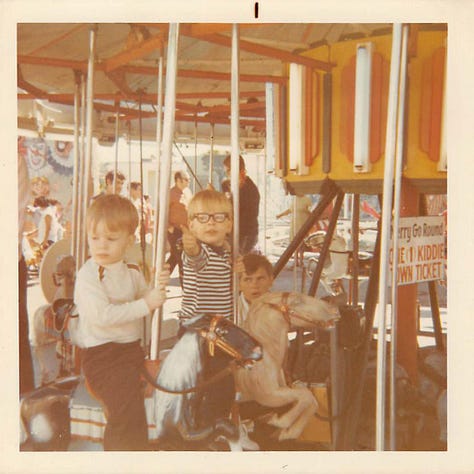 6 photographs from The State Fair Midway in 1971