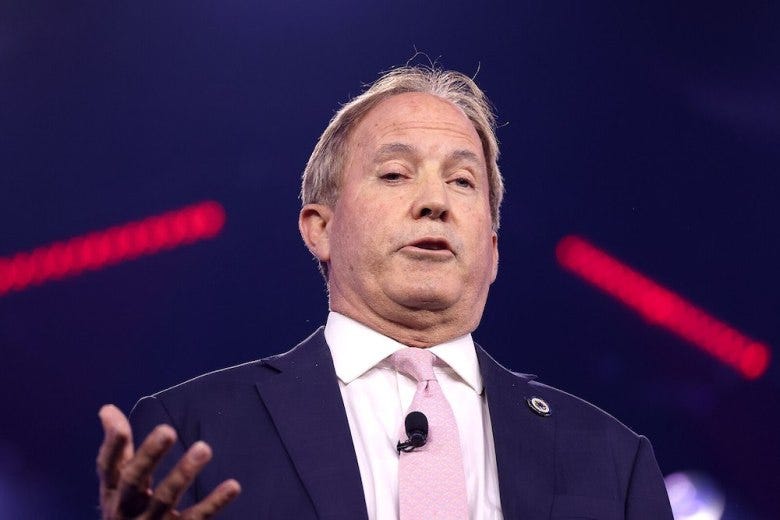 Texas Attorney Ken Paxton is a prominent Trump ally. Texas Attorney Ken Paxton is a prominent Trump ally.