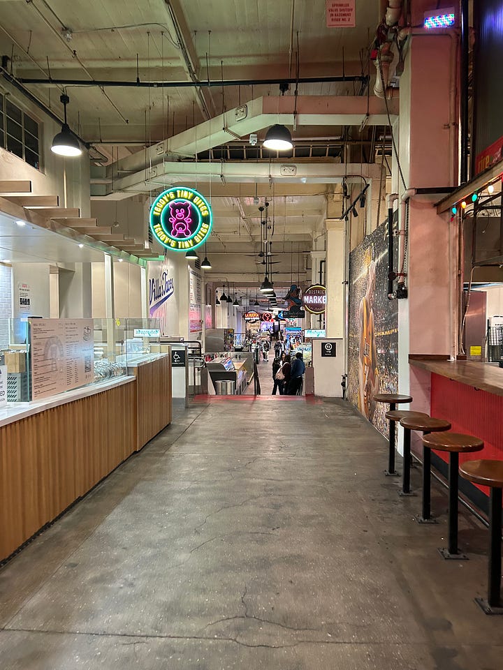 photos of the neon signs at GCM