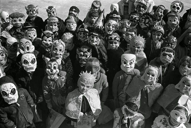 Halloween trick or treaters tradition