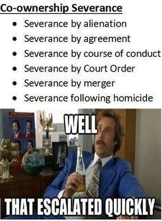 law school property meme