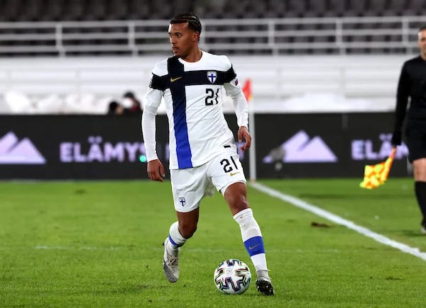 Niko Hämäläinen with the Finnish National Team. Photo: Juha Tamminen, huuhkajat.com Niko Hämäläinen with the Finnish National Team. Photo: Juha Tamminen, huuhkajat.com