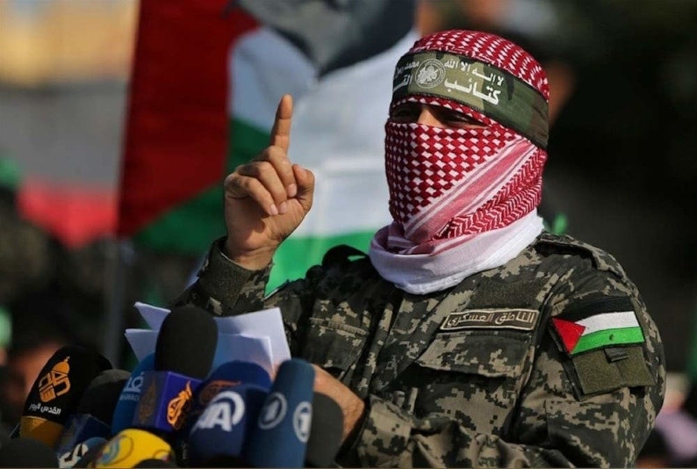 Abu Ubaida, spokesman for the Izz al-Din al-Qassam Brigades, the military wing of Hamas (archive) Abu Ubaida, spokesman for the Izz al-Din al-Qassam Brigades, the military wing of Hamas (archive)