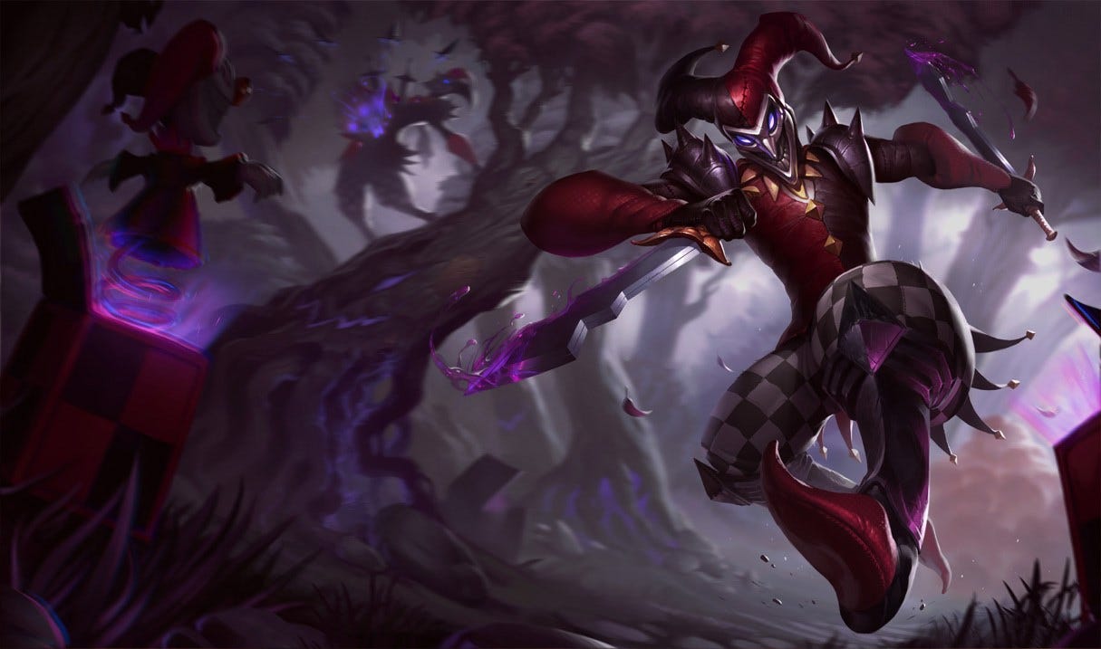 Shaco/Gallery/Splash Screens - Leaguepedia | League of Legends Esports Wiki