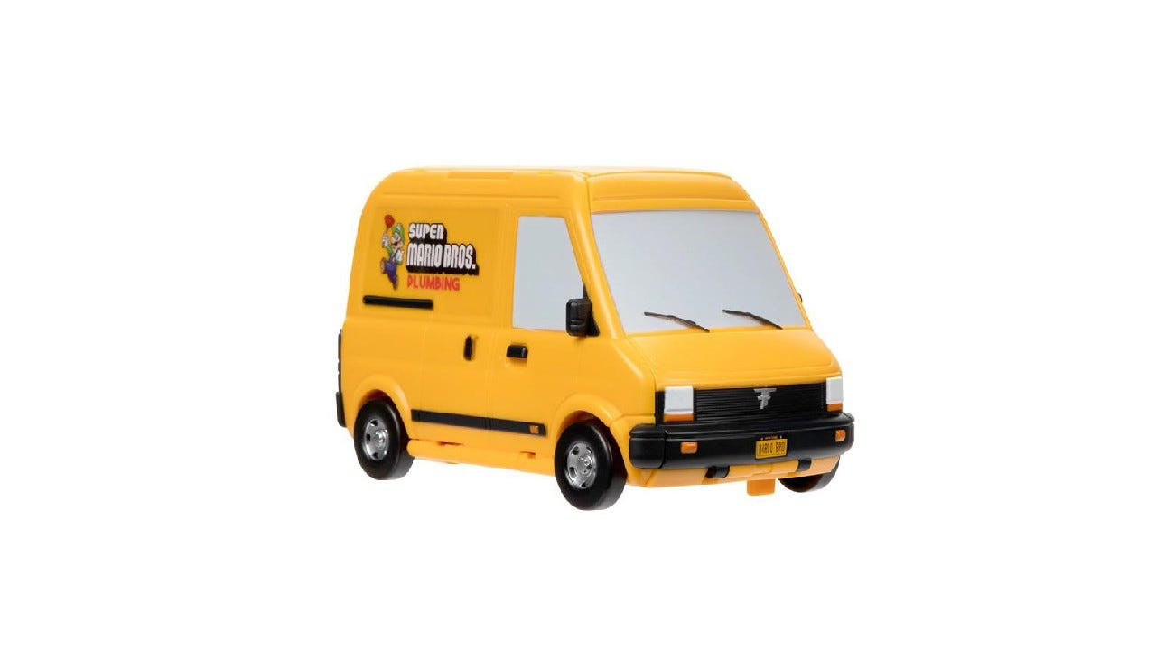 Super Mario Bros. Movie mini world van playset
