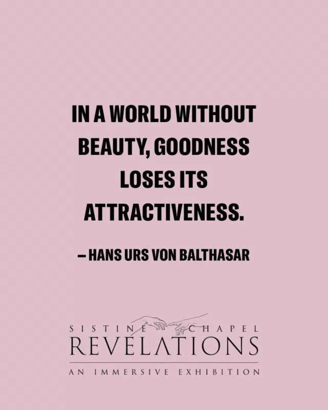 Perhaps that’s why the world still looks up at the Sistine Chapel centuries later.
Because true beauty reveals something deeper. Something eternal.

Sistine Chapel Sydney: Revelations
St Mary’s Cathedral Forecourt
16 May – 19 July 2026
Opening this week.
Buy your tickets now. Link in bio

#sistinechapelsydney #whatsoninsydney #sistinechapelrevelations #ImmersiveExperience