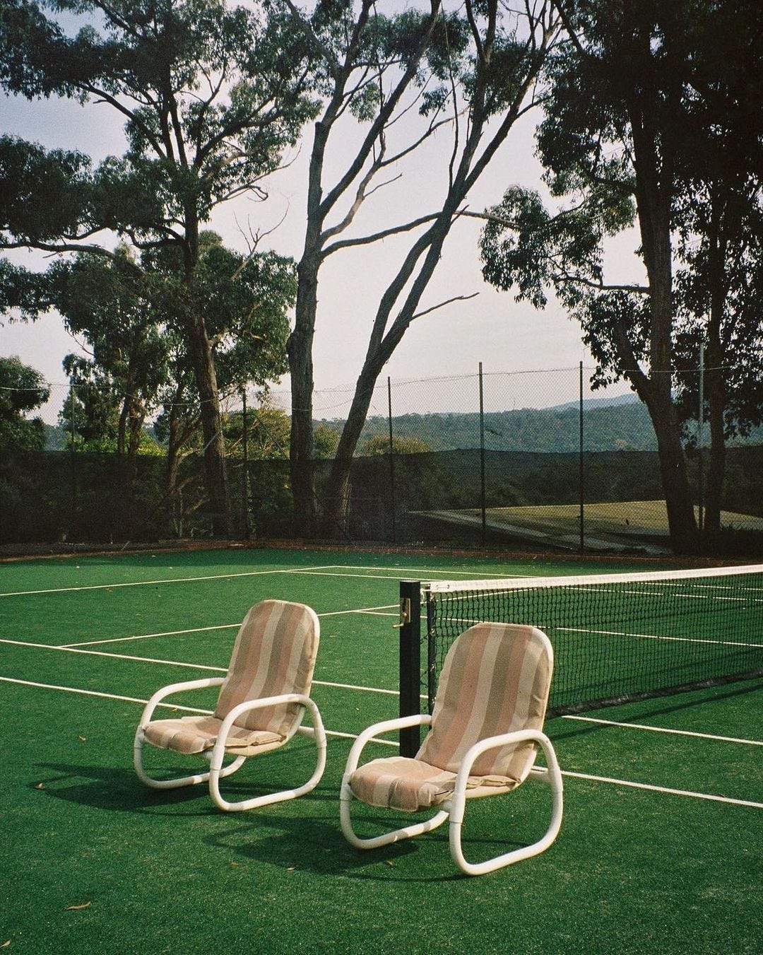 An Instagram  post added by erictrivera on Dec 01, 2023. The author is @html.dad. May present: grass, the happy cabin, plant, furniture, sky.