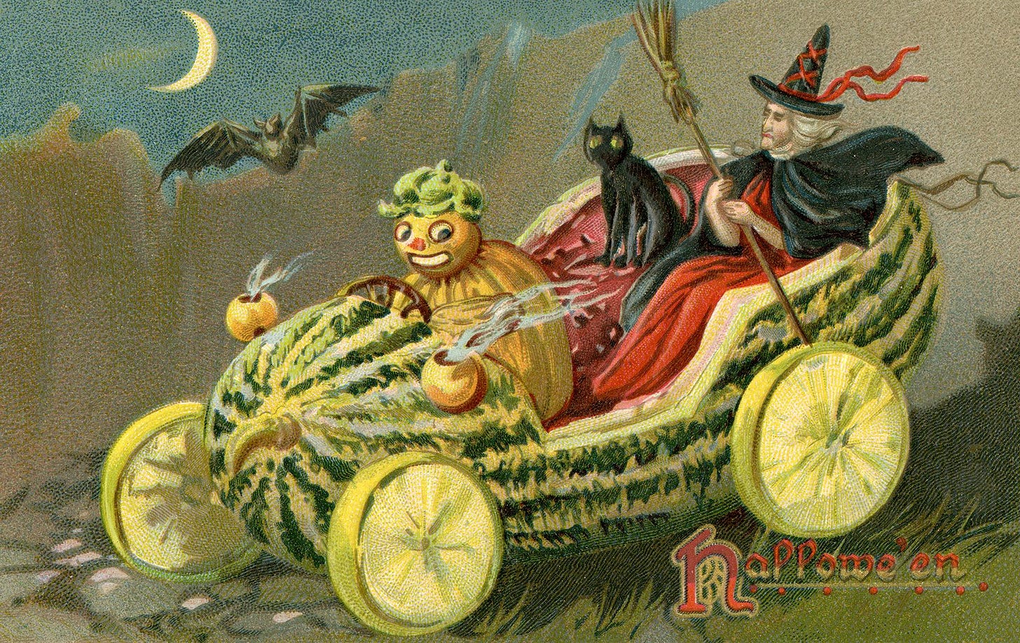 Halloween Postcards, ca. 1900–1920 — The Public Domain Review