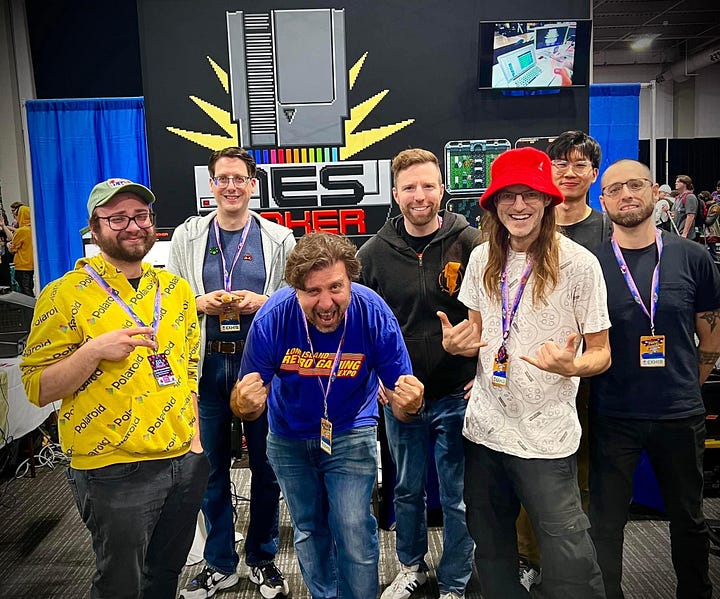 RetroGameCon 2023 - Steel Legion at the NESmaker booth