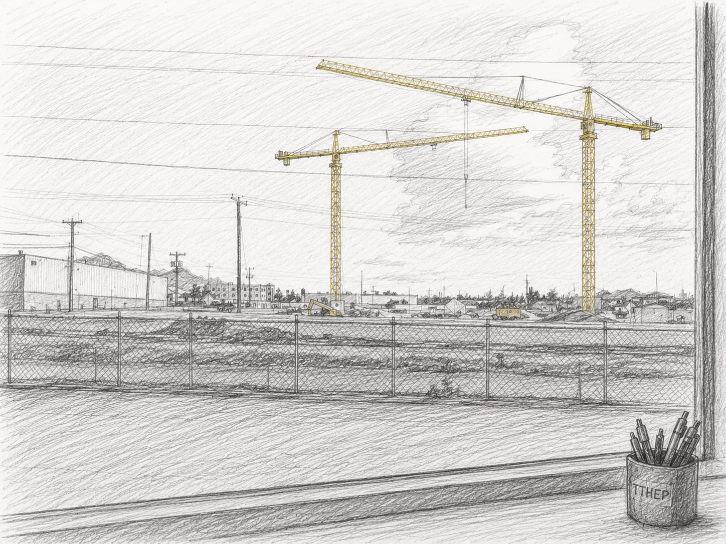 Construction cranes