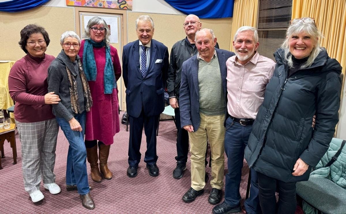 members of the blue mountains peace collective