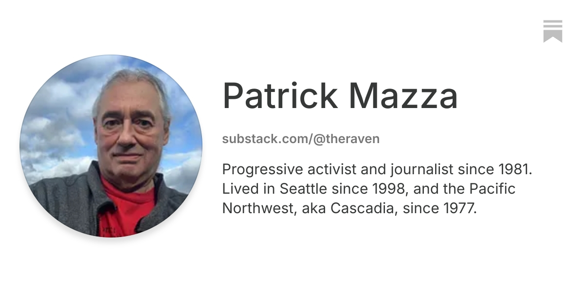Patrick Mazza | Substack